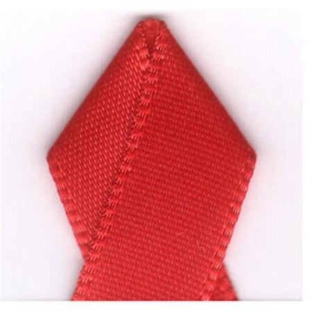 Papilion Papilion R074300230235100Y .88 in. Single-Face Satin Ribbon 100 Yards - Poppy R074300230235100Y